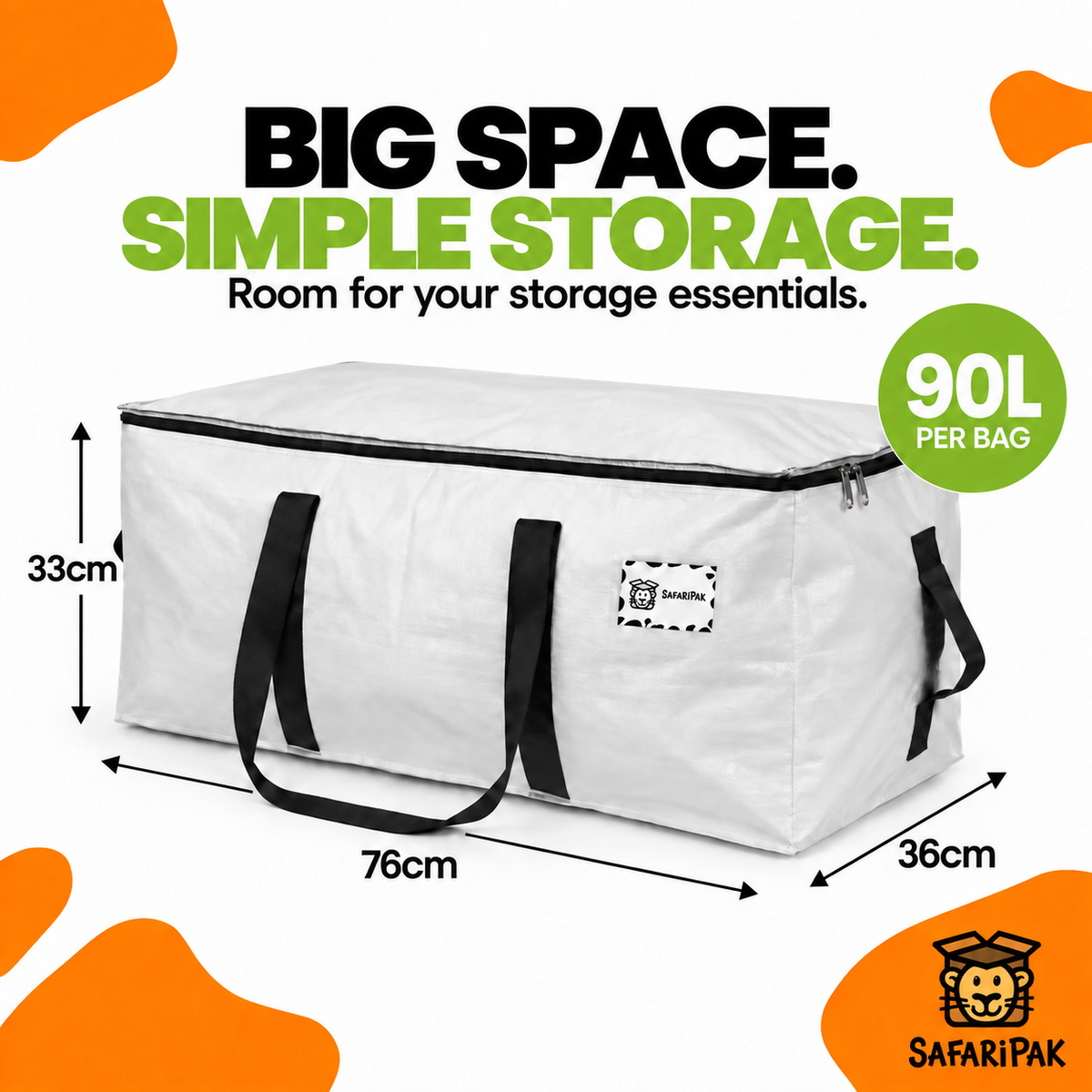 Grey - 90L Capacity