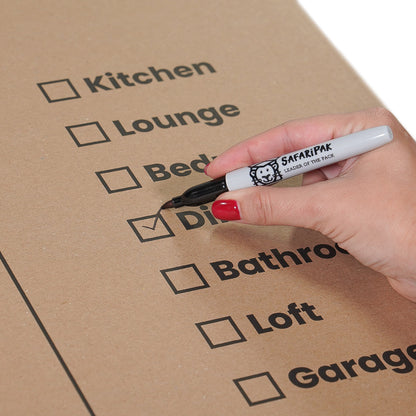 Black Permanent Marker Pen for Moving Boxes