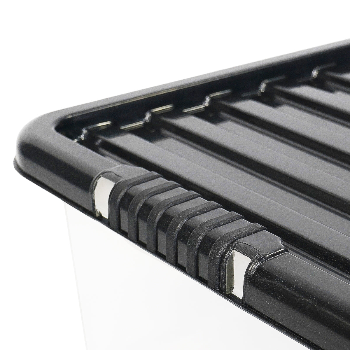 3 x 30L Underbed Stackable Plastic Storage Boxes with Lids
