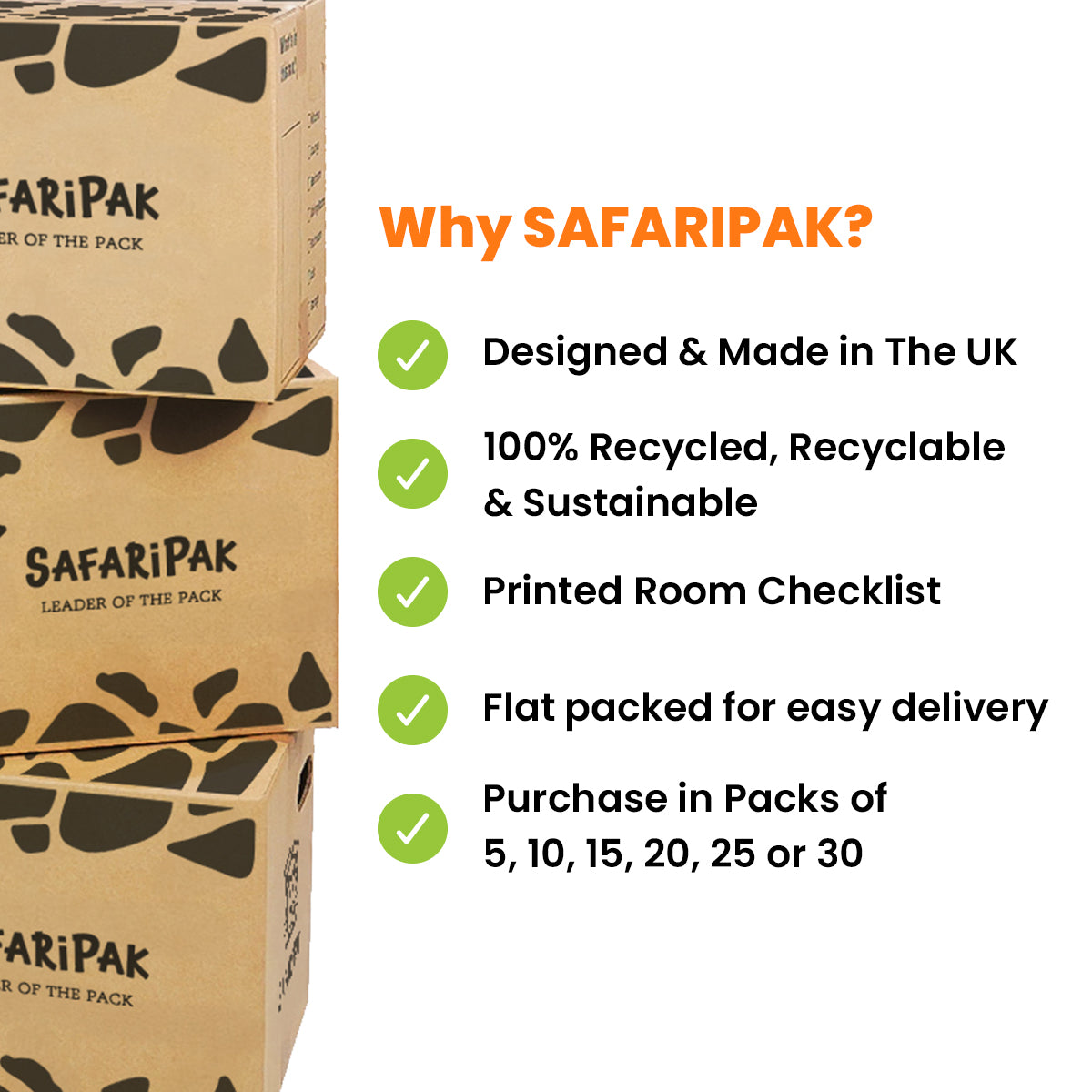 Pack of 30 Large Reusable Cardboard Moving Storage Box With Tape